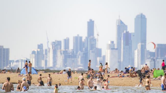 Brighton Beach is the place to be in summer. Picture: Jason Edwards