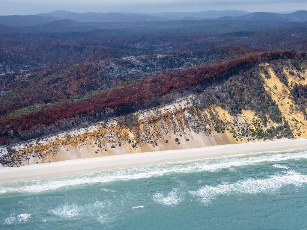 The island was decimated by bushfires in December. Picture: John Wilson/NCA NewsWire