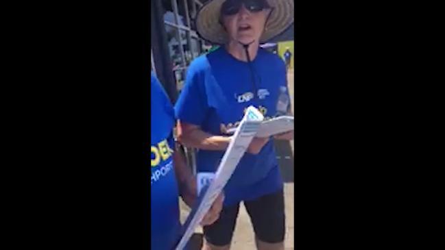 Ugly encounter at Gold Coast polling station