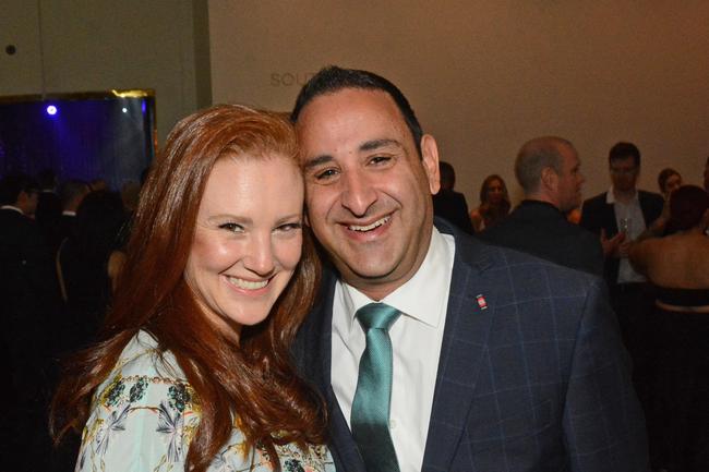 Sarah Tice and Eric Albina at Gold Coast Business Excellence Awards at The Star Gold Coast. Pic: Regina King