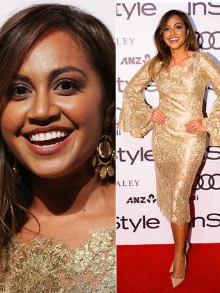 Jessica Mauboy arrives at the Instyle and Audi 'Women of Style' Awards. Picture: Justin Lloyd/Getty