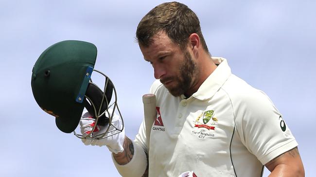Wicketkeeper Matthew Wade is under pressure to retain his place in the Australian team.