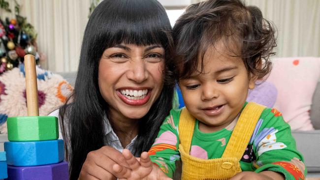 Amrith Venkataraman, 14 months old, was conceived via IVF. Picture: Tony Gough