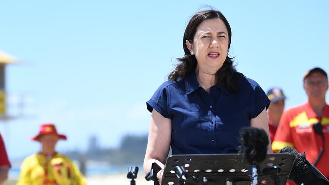 Premier Annastacia Palaszczuk says she won’t do any deals in a hung parliament. Picture: NCA NewsWire / Dan Peled