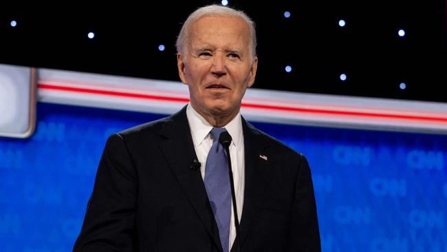 Biden’s performance at the debate sent Democrats into a tailspin. Picture: AFP