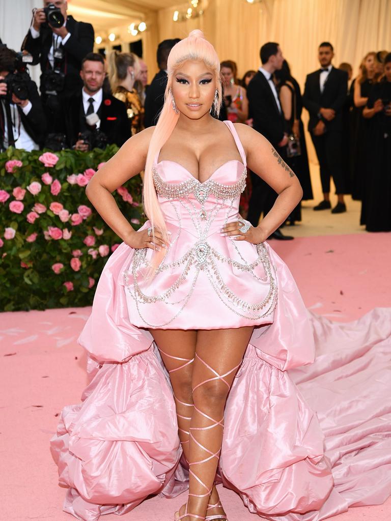 Recently “retired” rap star Nicki Minaj came in at number three.