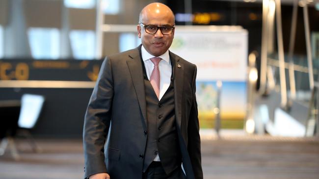 Sanjeev Gupta declares the Whyalla steelworks not only profitable but his ‘spiritual home’ in a letter he has written to the South Australian city from his current base in Dubai. Picture: AAP