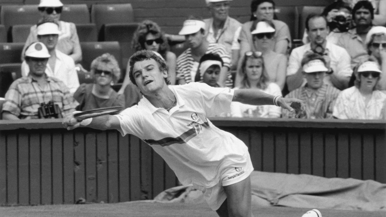 Swedish tennis star Mats Wilander at Wimbledon, 29th June 1987. (Photo by Keystone/Hulton Archive/Getty Images)