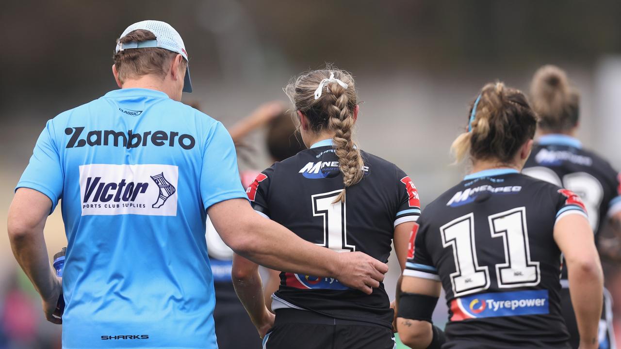 Andie Robinson was urged to come off with an ankle injury but stayed on to be her side’s best player. Picture; Tim Allsop/Getty Images