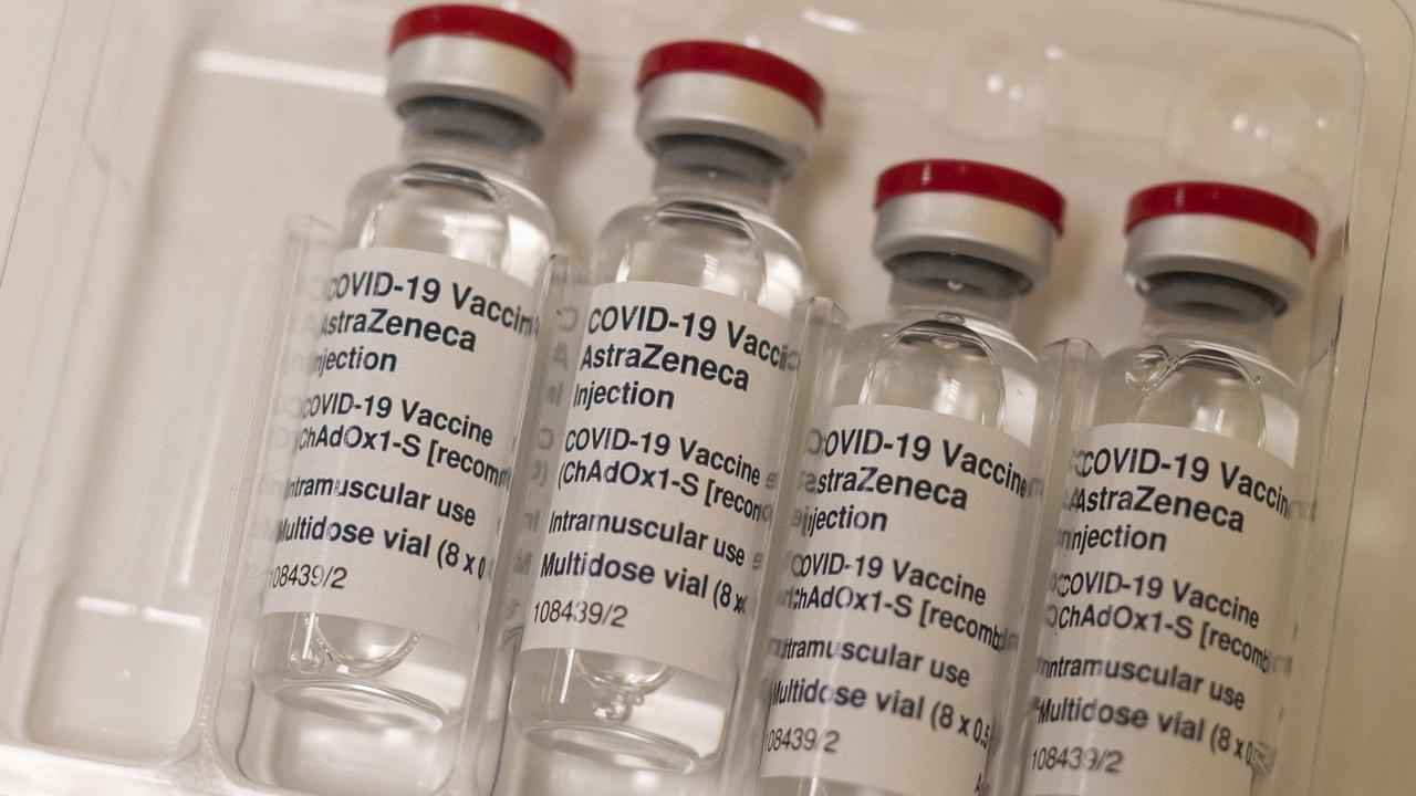 The AstraZeneca vaccine has been increasingly linked to the blood clotting condition overseas. Picture: Oli Scarff/AFP