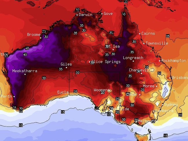 Heatwaves rip through West Aus