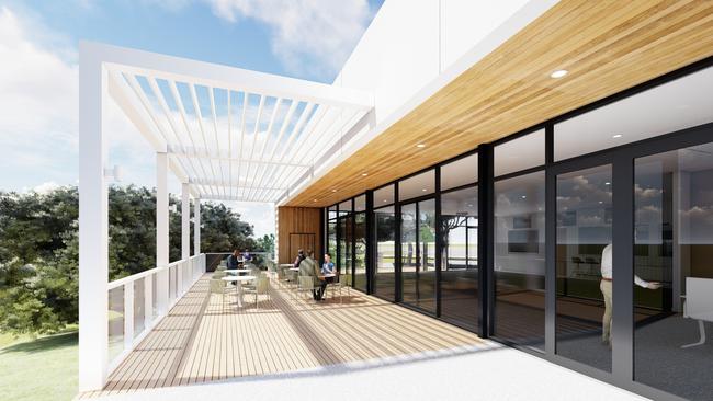 Artist impressions of the proposed upgrade, which is now completed. Picture: Marion council