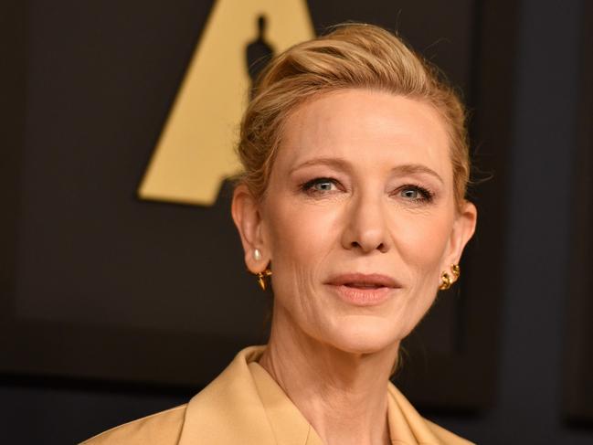 Australian actress Cate Blanchett arrives for the 95th Annual Oscars Nominees Luncheon at the Beverly Hilton Hotel in Beverly Hills, California, on February 13, 2023. (Photo by Chris Delmas / AFP)