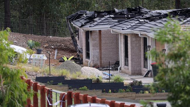 The house was destroyed in the fire. Picture: Tara Croser.