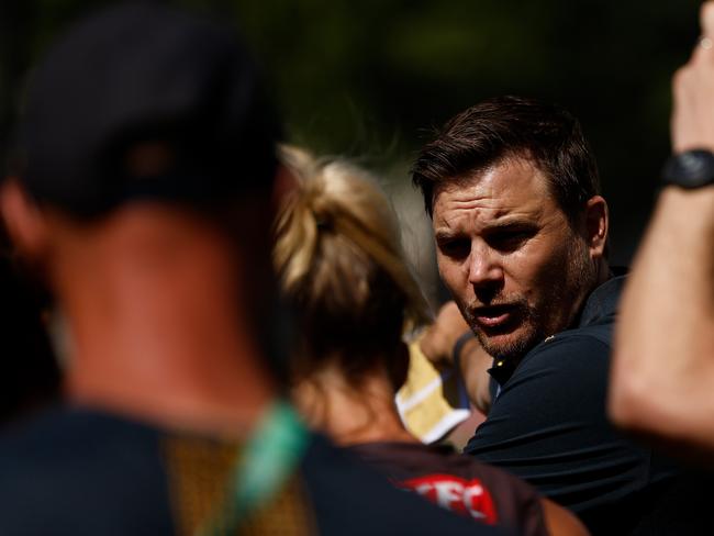 Hawthorn AFLW coach Daniel Webster was previously a member of Brisbane’s coaching staff. Picture: Michael Willson/AFL Photos via Getty Images