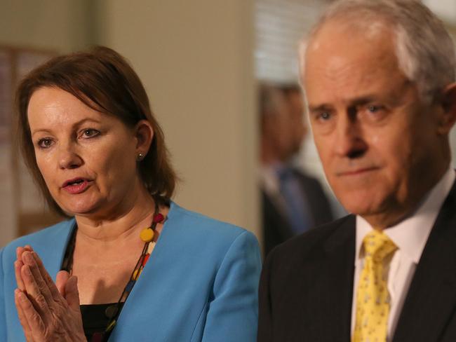 Sussan Ley with prime Minister Malcolm Turnbull.