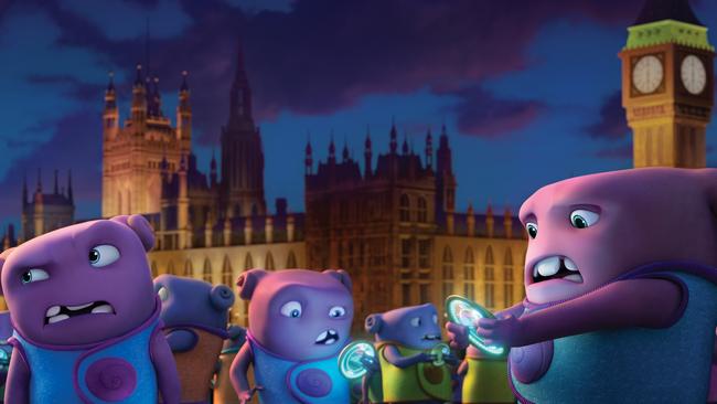 Home straits ... The new animated offering from Dreamworks, Home, is just so-so.