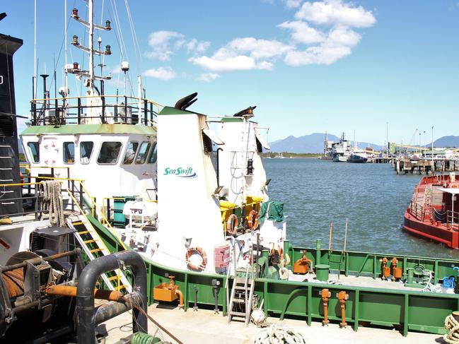 Port of Cairns file photo. Marine photo of Sea Swift tug moored at Trinity Inlet. . Picture: PETER CARRUTHERS