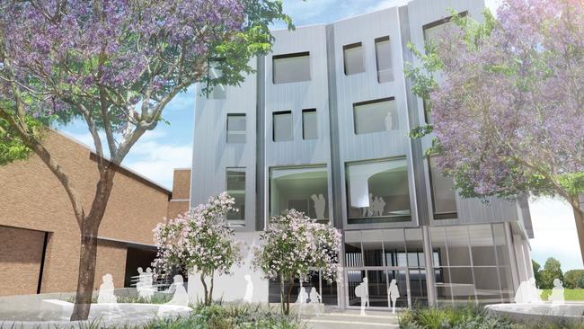 A concept image of Adelaide High School’s upgrade to raise its capacity to 1800 students.