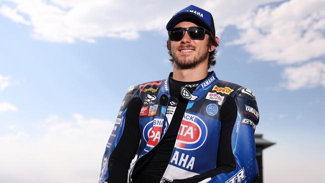 PHILLIP ISLAND, AUSTRALIA - FEBRUARY 22: Remy Gardner of Australia and the GYTR GRT Yamaha Team ahead of the Phillips Island World Superbikes Championship at Phillip Island Grand Prix Circuit on February 22, 2024 in Phillip Island, Australia. (Photo by Robert Cianflone/Getty Images)