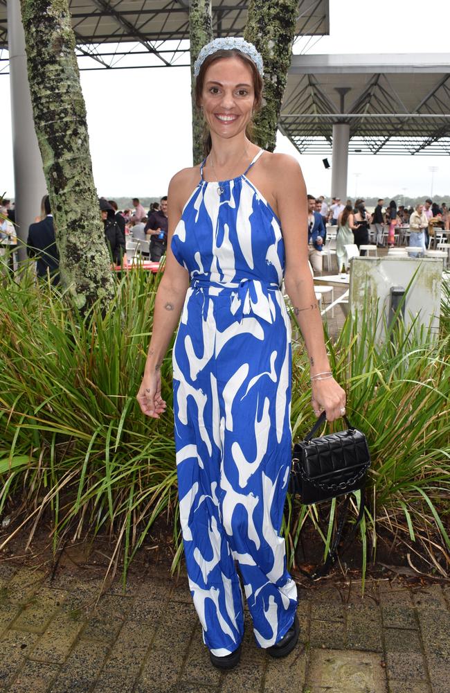Tina Kalinski at the 91.1 Hot FM Ladies Oaks Day 2025.