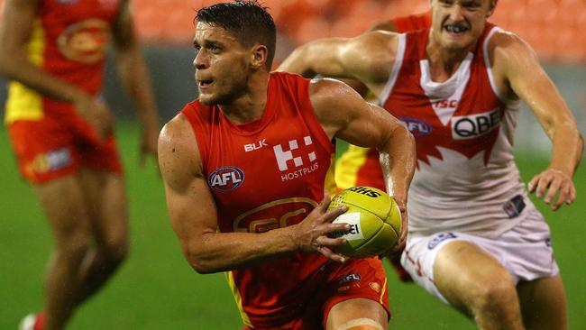 Dion Prestia in action against Sydney. Picture: Adam Head