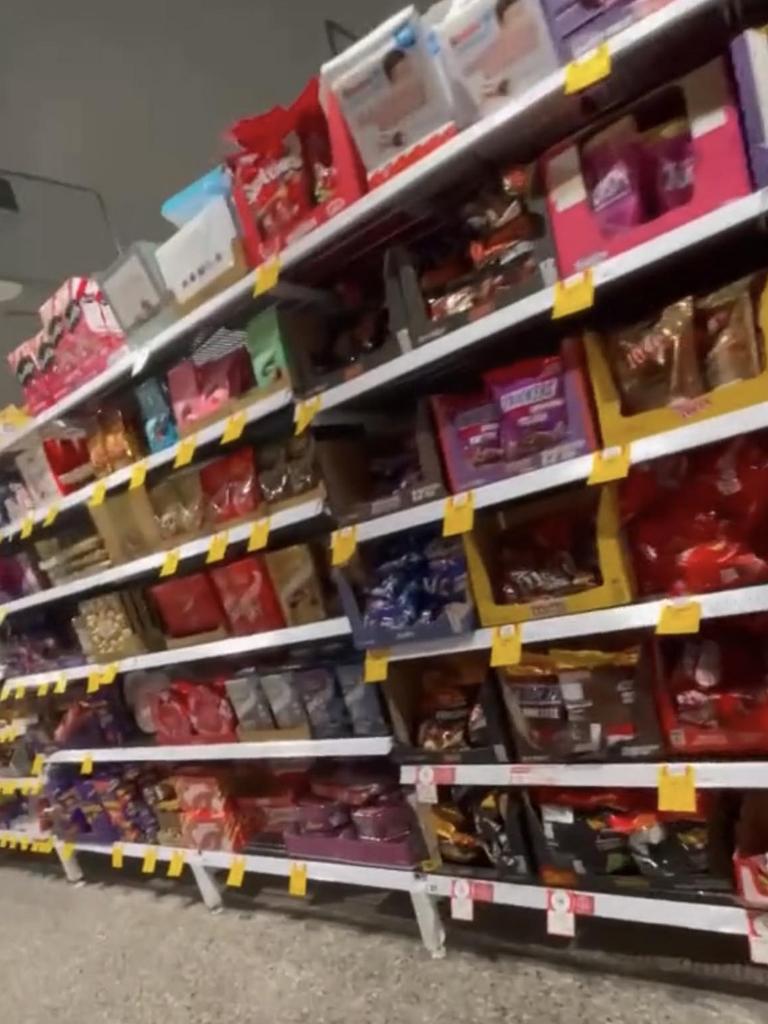 Shoppers have been rushing to buy the chocolate. Picture: TikTok/@nectoriouspapi