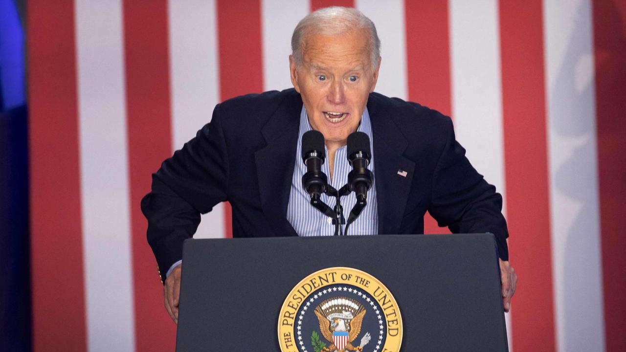 President Joe Biden’s campaign team has scrambled to do damage control after Biden's poor performance at last week's debate. Picture: Scott Olson/Getty Images/AFP