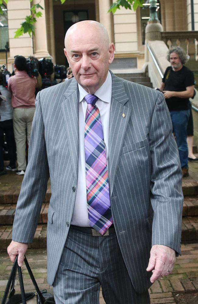 Chris’s brother Peter Dawson outside Central Local Court on Friday. Picture: Richard Dobson 