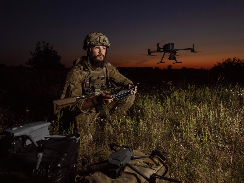 24-year-old ex-Australian Army soldier Ethan McNamara breaks silence as the first Aussie to openly discuss his role as a drone operator on Ukraine’s front line. Picture: Liam Mendes/The Australian