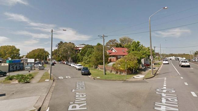 Aerial shot of the proposed site of the shop-top development for 3-7 River Terrace, Tweed Heads.