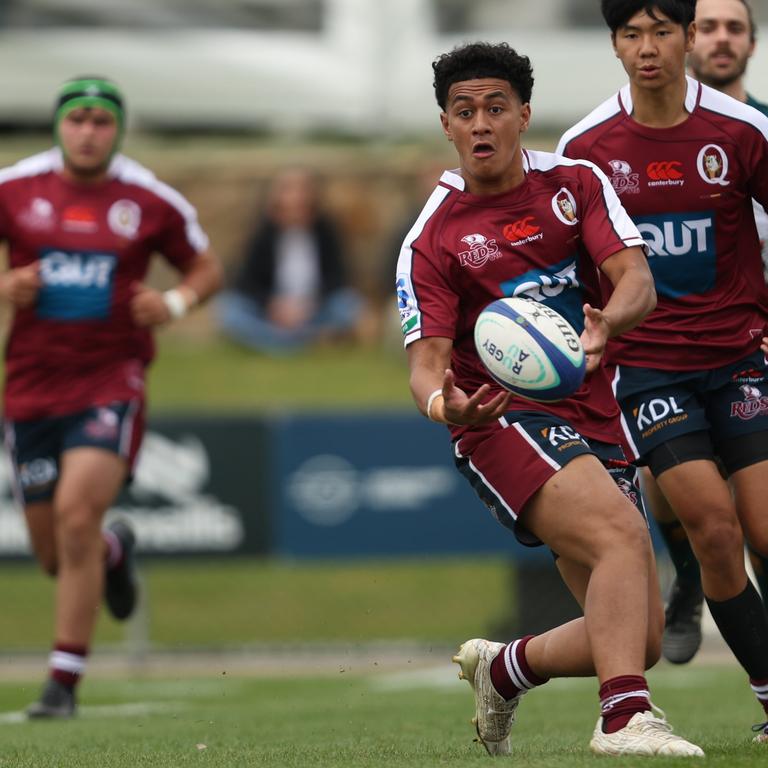 Pierre Poluleuligaga. ACT Brumbies vs. QLD U16s, Saturday, 5 October 2024, Photo Credit: Greg Collis / CBR Sports Photography.