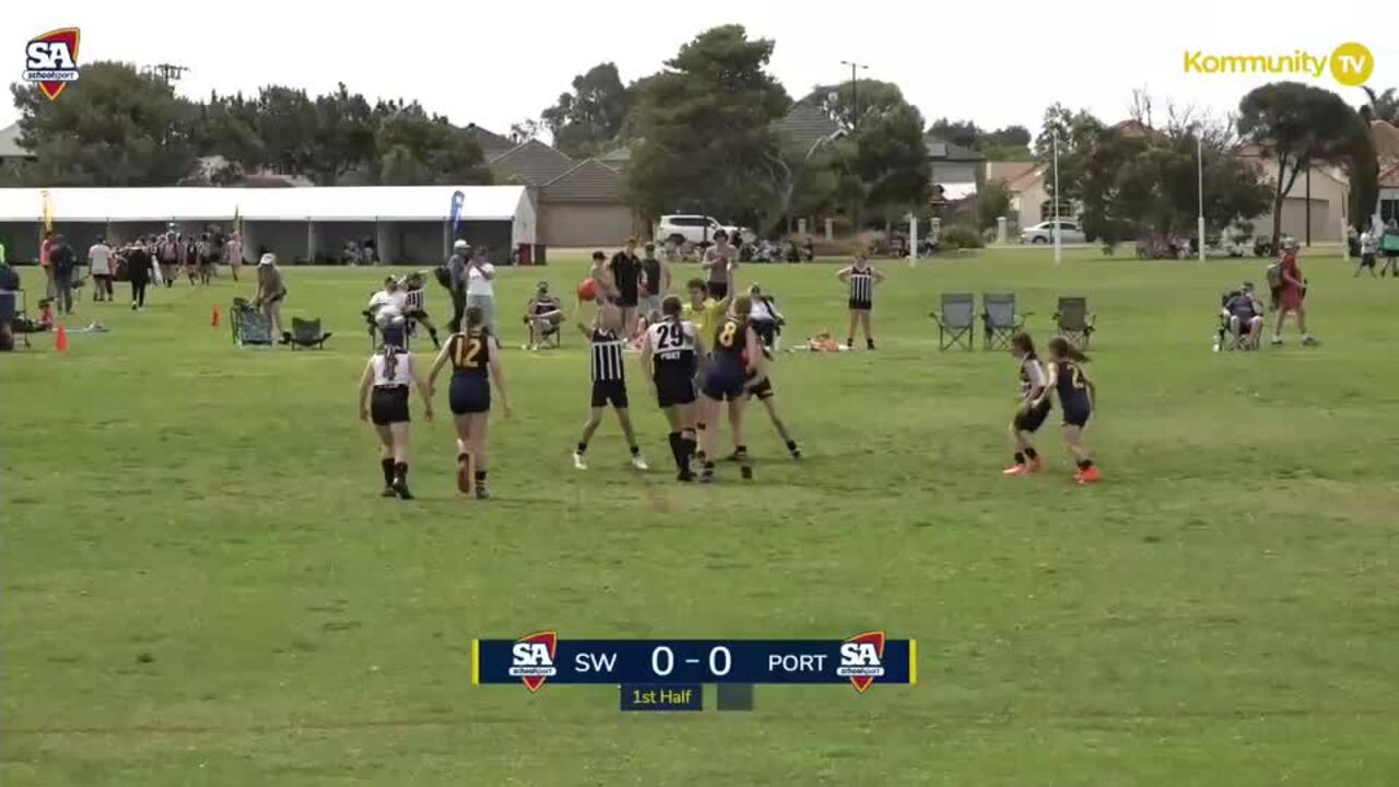 Replay: South West v Port (Div 1) - 2024 Sapsasa Girls Footy Carnival Day 1