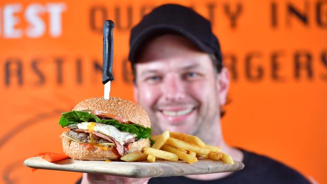 E’nuf Burger owner Ben Dawson.