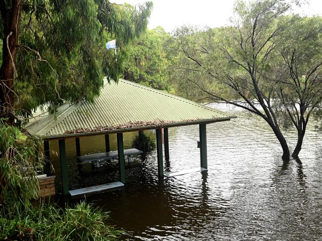 Another body was recovered floodwaters in Sydney on Wednesday, taking the toll of the statewide disaster to eight lives lost. Picture: NCA NewsWire / Jeremy Piper