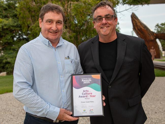 The Arts and Culture Award was won by Fraser Coast Films.