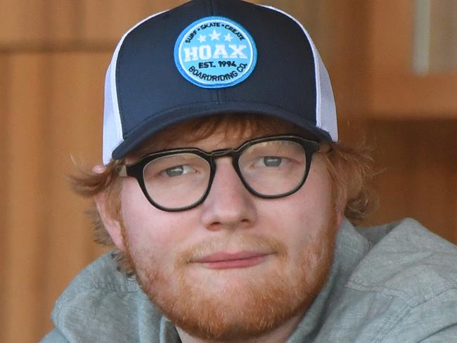 MELBOURNE, AUSTRALIA - MARCH 10:  Ed Sheeran is seen during Melbourne Racing at Flemington Racecourse on March 10, 2018 in Melbourne, Australia.  (Photo by Vince Caligiuri/Getty Images)