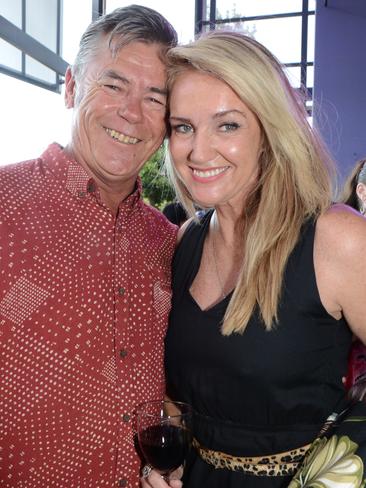 Jim Pearce  Heidi Bartholomew at the Bleach Festival launch at the Arts Centre Gold Coast, Bundall. Picture: Regina King