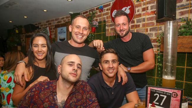 THE COURTYARD: Karol Rundell, Michael Oxford, Olly Vergari, Steven Acha and Emanuel Timpone