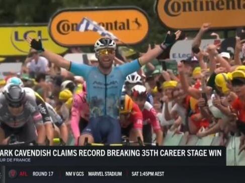 Mark Cavendish breaks insane Tour de France record