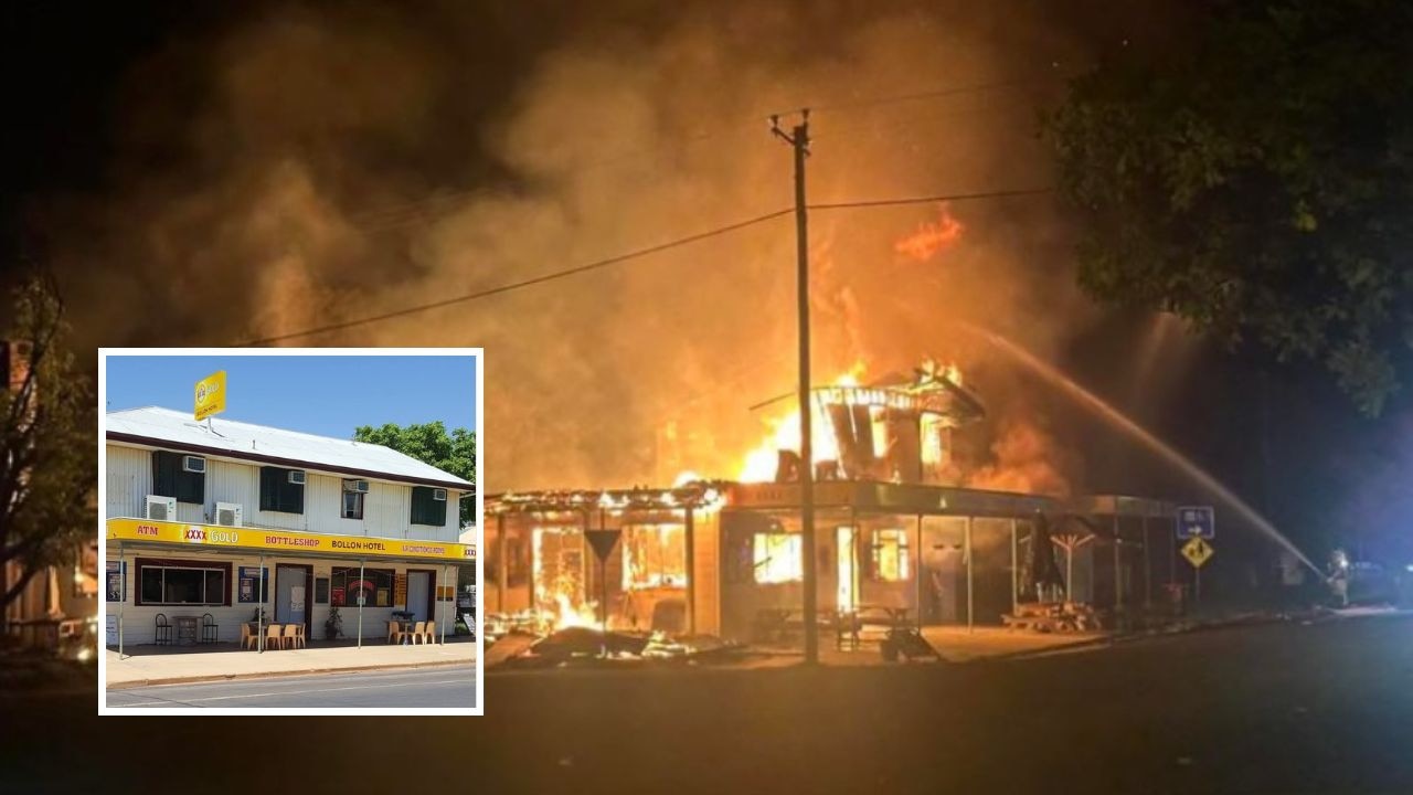 ‘Disaster’: Town’s iconic pub burns down