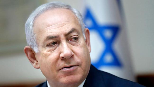 Benjamin Netanyahu is facing corruption charges. Picture: AFP.