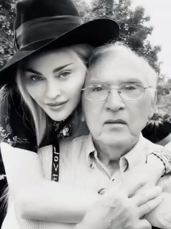 Madonna and her father, Silvio.