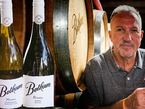 Sir Ian Botham wines major even art