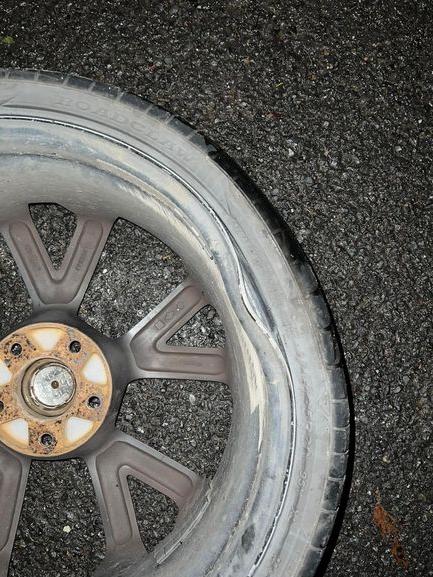 Dozens of motorists living in Cardinia are being stung thousands of dollars to repair tyres due to large potholes. Picture: Supplied