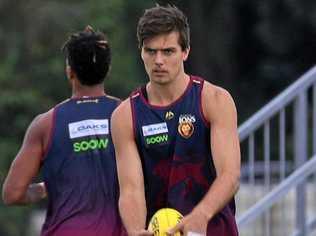 Brisbane Lions key forward Toby Wooller. Picture: David Layden