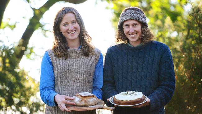 Ian Congdon and Courtney Young run Woodstock Flour.