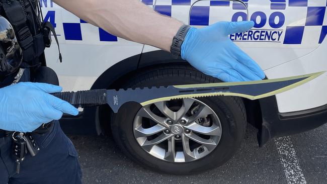 Police have seized more than 100,000 knives from Victorians in the past decade. Supplied: Victoria Police