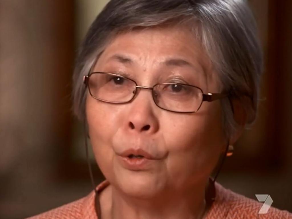 Julie Peck, mother of Gilian Lee, said her son’s obsession with Everest keeps leading him back there. Picture: Channel 7