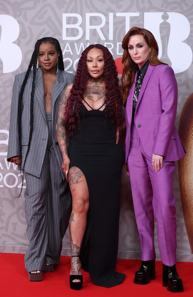 The reunited Sugababes this year, L-R: Keisha Buchanan, Mutya Buena and Siobhan Donaghy. Picture: AFP